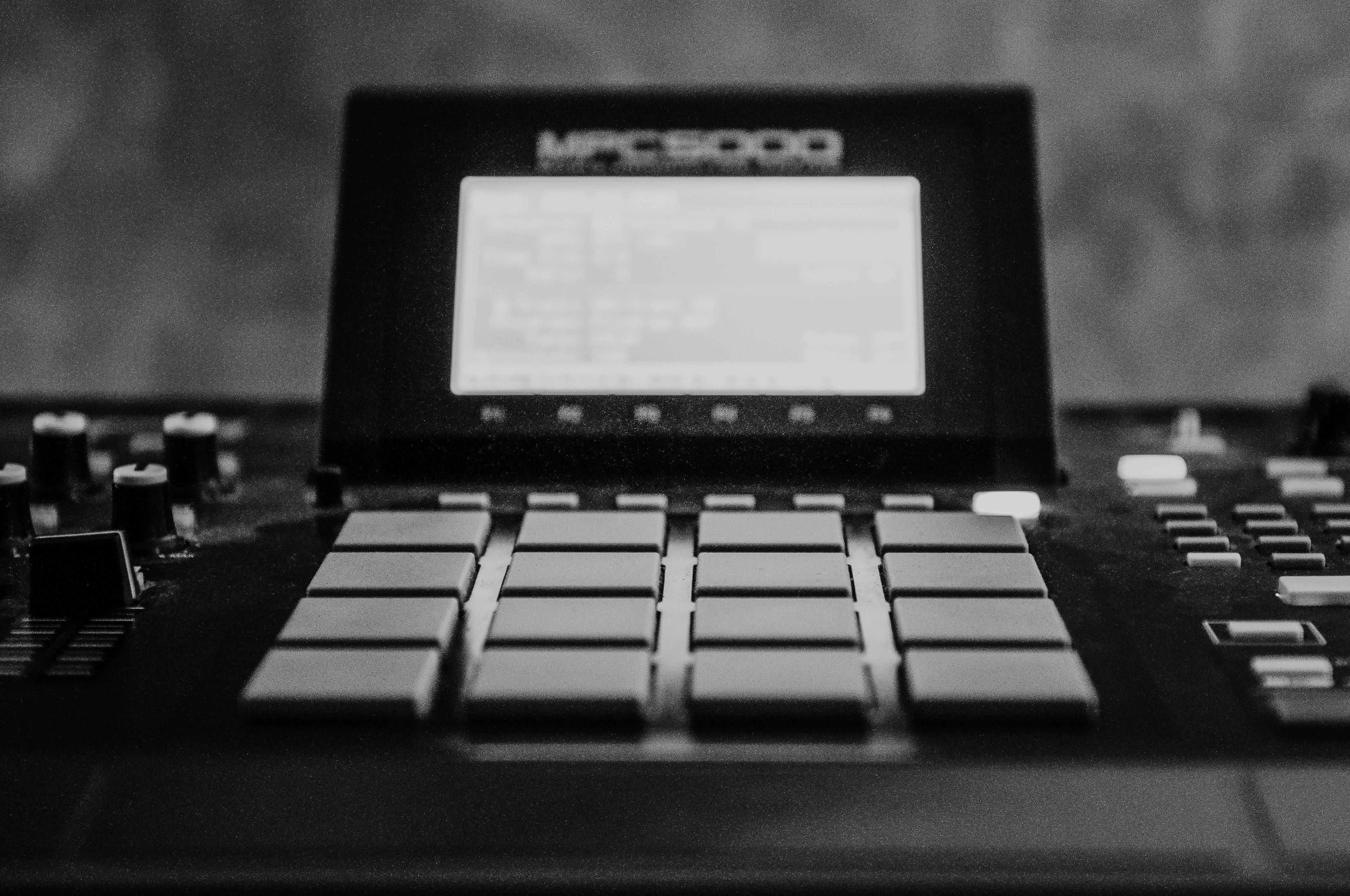 black and white laptop computer